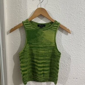 Urban Outfitters Vibrant Green Knit Tank Top